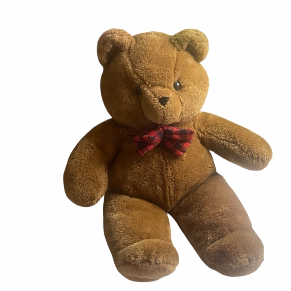 Vintage T.L. Toys Bear brown plush 23” Stuffed animal toy